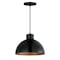 Maxim Lighting Rockport 1-Light Pendant, Black/Antique Copper 35144BKACP - alternate 1